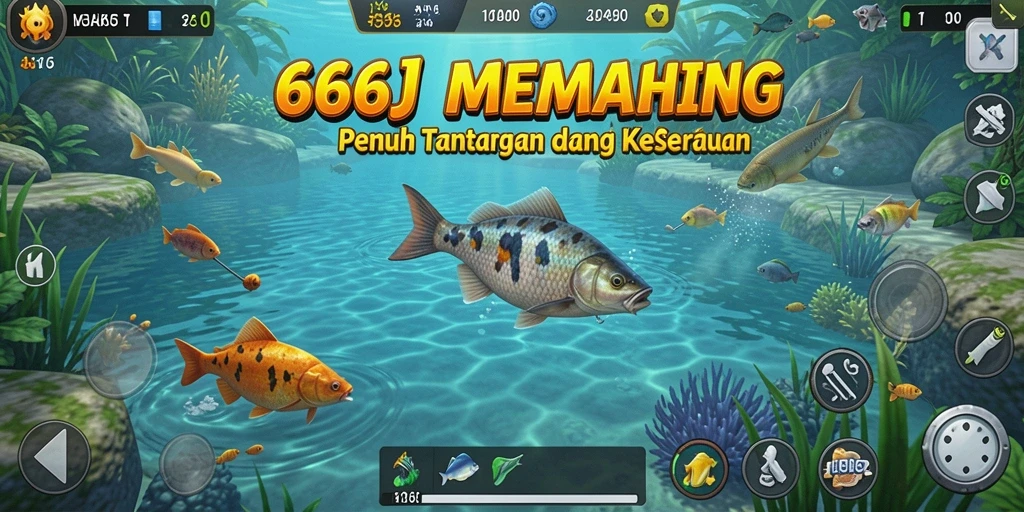 Tampilan gameplay 666J yang menggugah selera memancing.