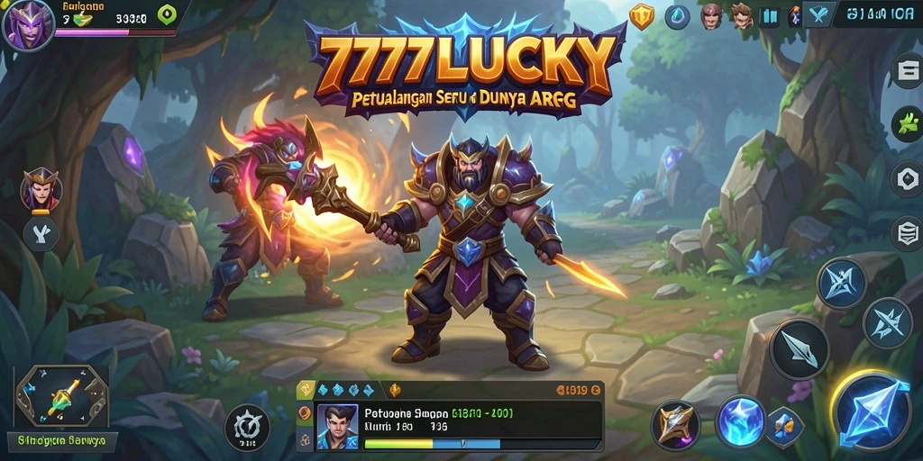 Tampilan gameplay ARPG yang mendebarkan di 777LUCKY.