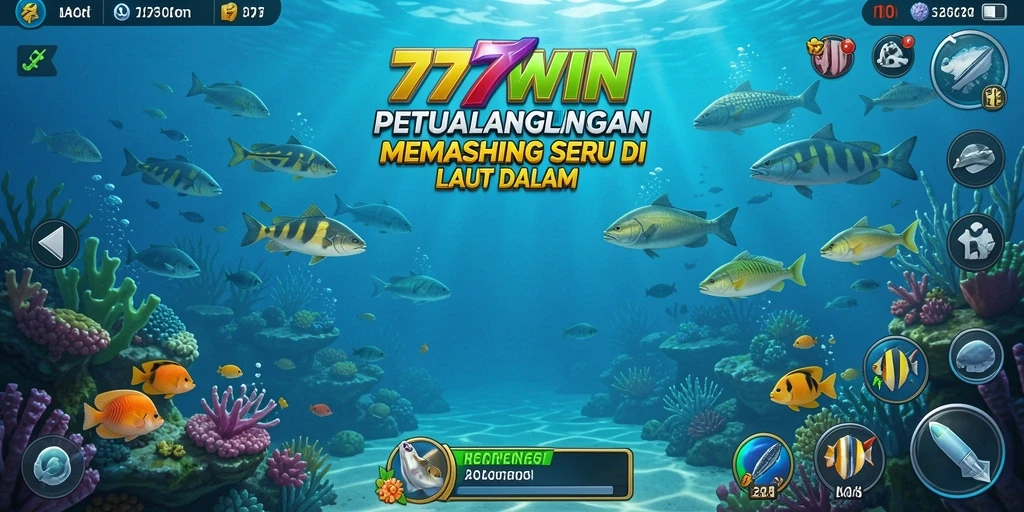 Tampilan gameplay memancing yang seru di 777WIN.