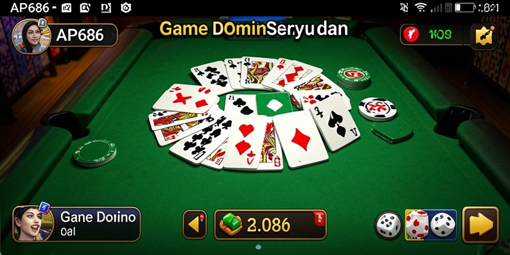 Gameplay seru domino yang menantang dan interaktif di AP686.