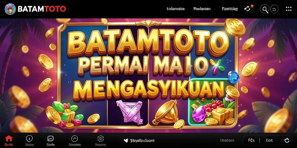 Tampilan gameplay menarik dari permainan Slot BATAMTOTO.