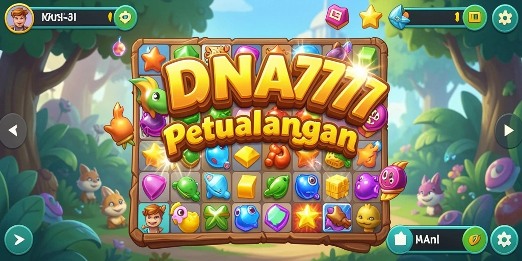 Gameplay seru DANA777 dengan tantangan Match-3 yang menarik.
