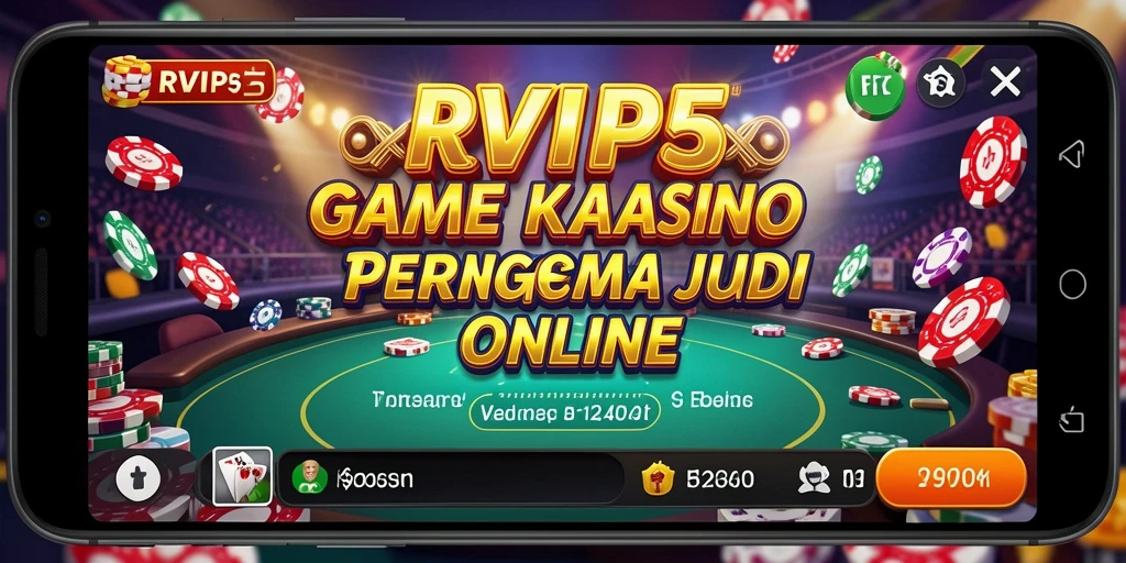 Tampilan grafis menarik dari game Kasino RVIP5 yang memikat.