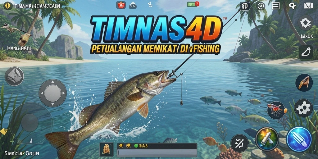 Tangkapan ikan besar dalam aksi gameplay TIMNAS4D.